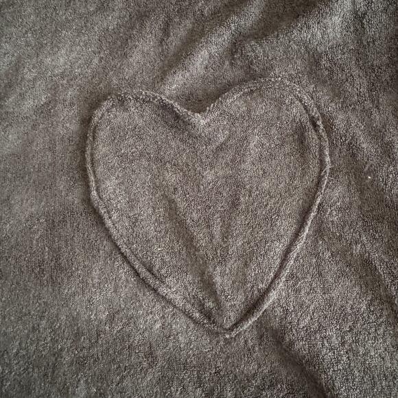 Yitty Terry Short Onsie / Romper / Jumper NWT!! Black,Heart Back Pockets - SzMed - Picture 6 of 8